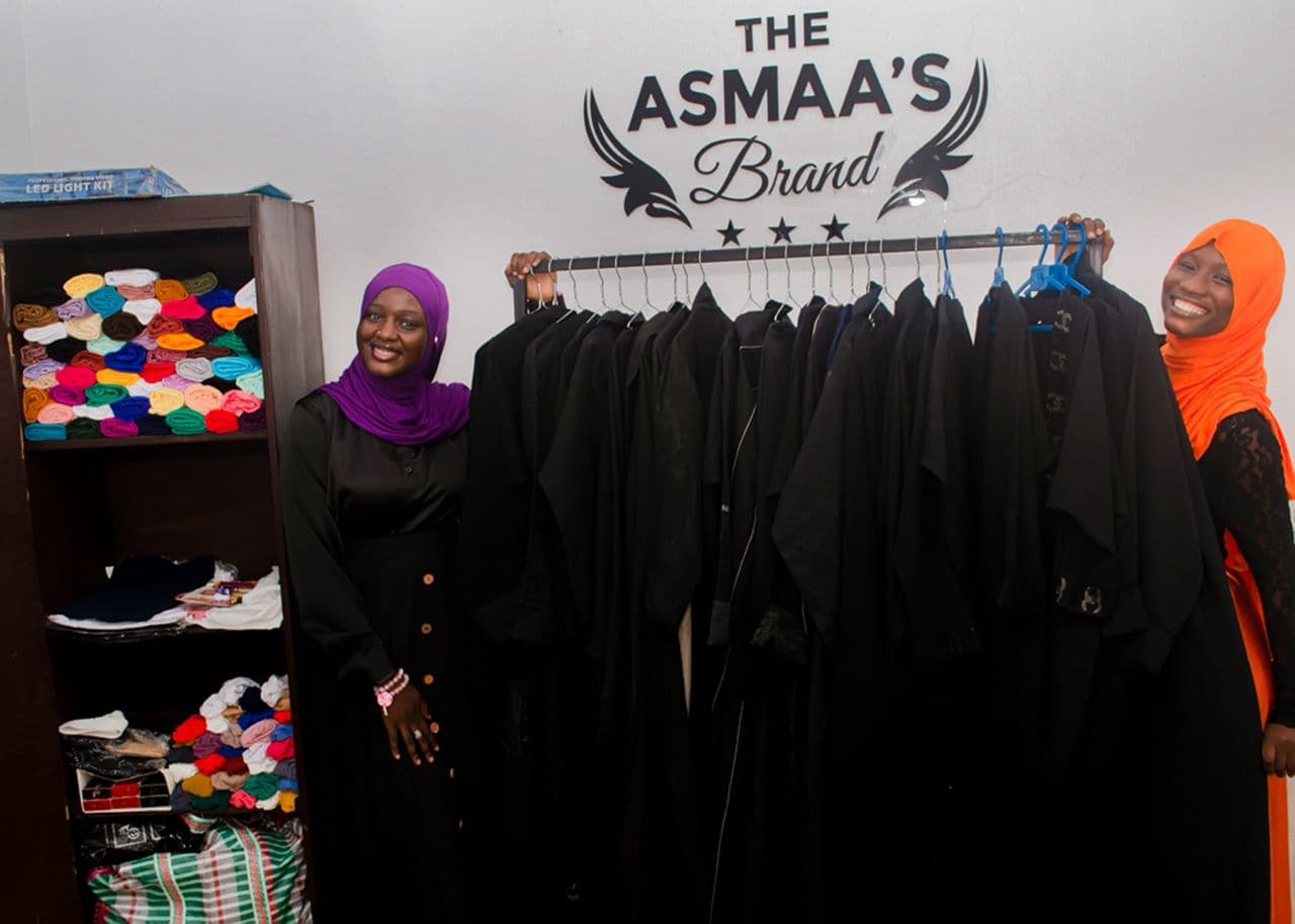 The Asmaa's Brand team at the store